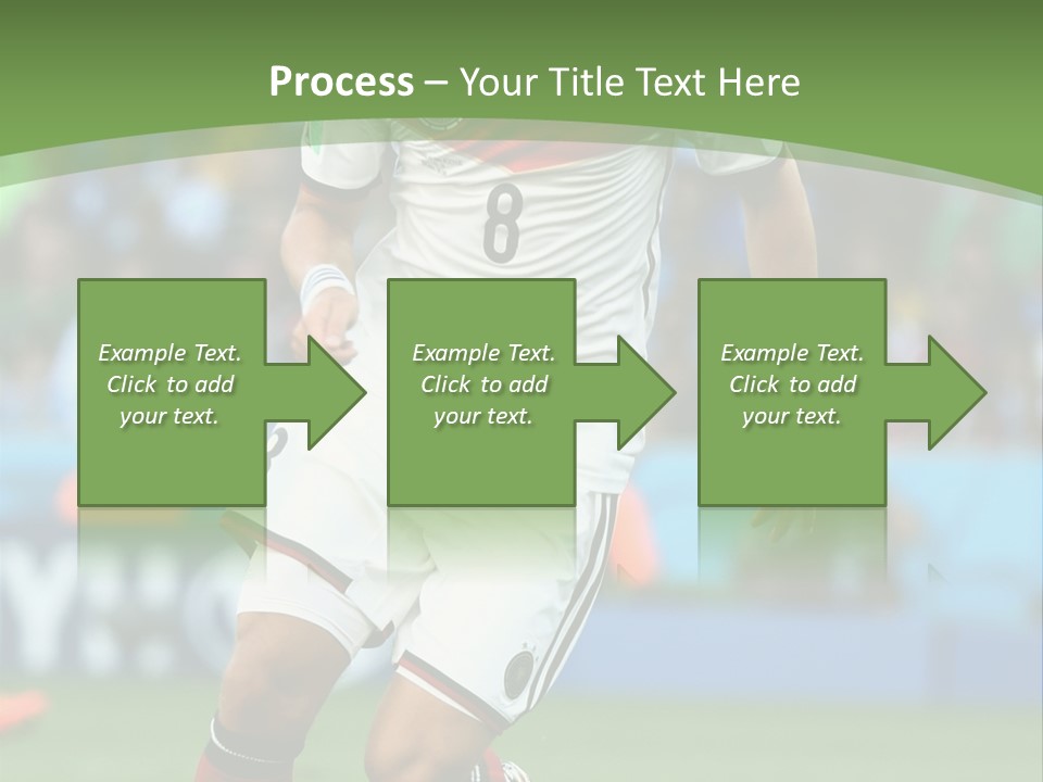 A Soccer Player Kicking A Soccer Ball On A Field PowerPoint Template