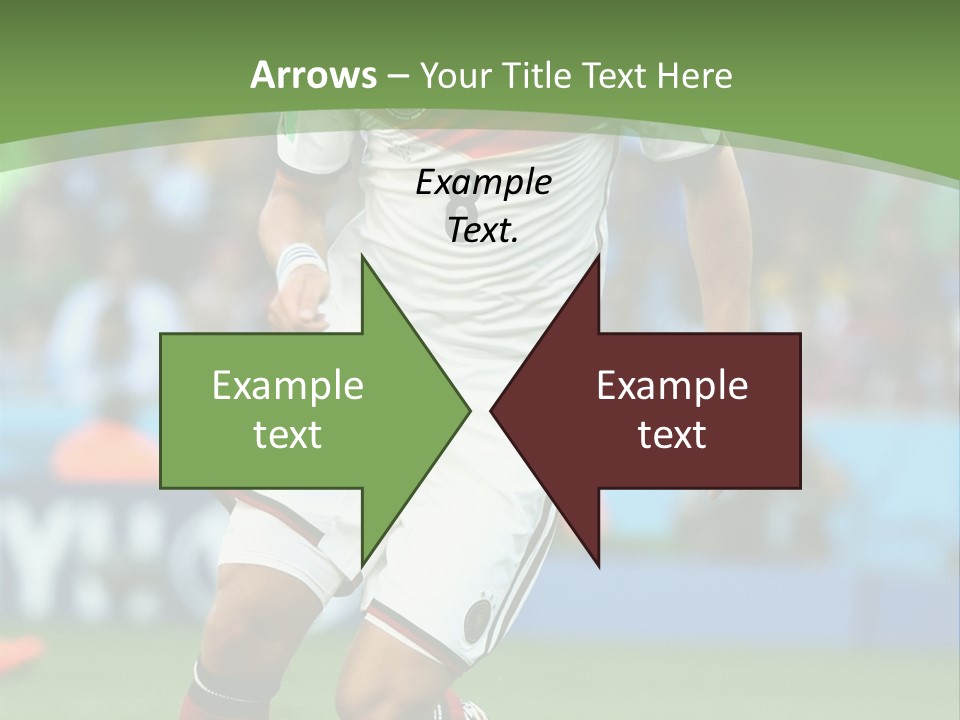 A Soccer Player Kicking A Soccer Ball On A Field PowerPoint Template