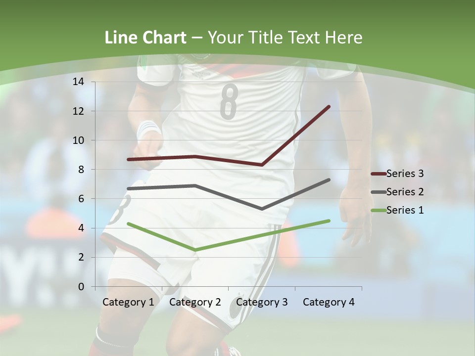 A Soccer Player Kicking A Soccer Ball On A Field PowerPoint Template
