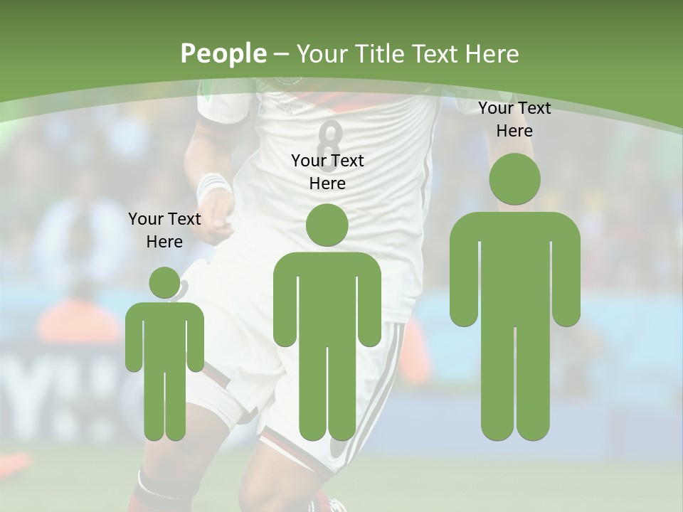 A Soccer Player Kicking A Soccer Ball On A Field PowerPoint Template