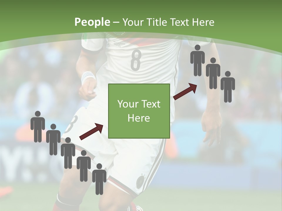 A Soccer Player Kicking A Soccer Ball On A Field PowerPoint Template