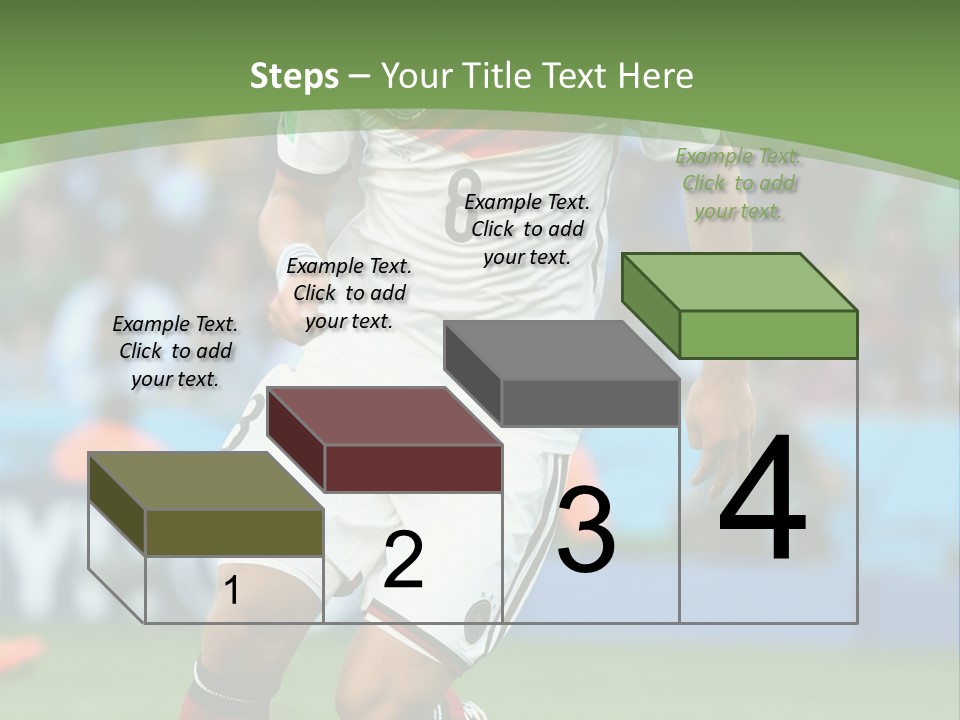 A Soccer Player Kicking A Soccer Ball On A Field PowerPoint Template