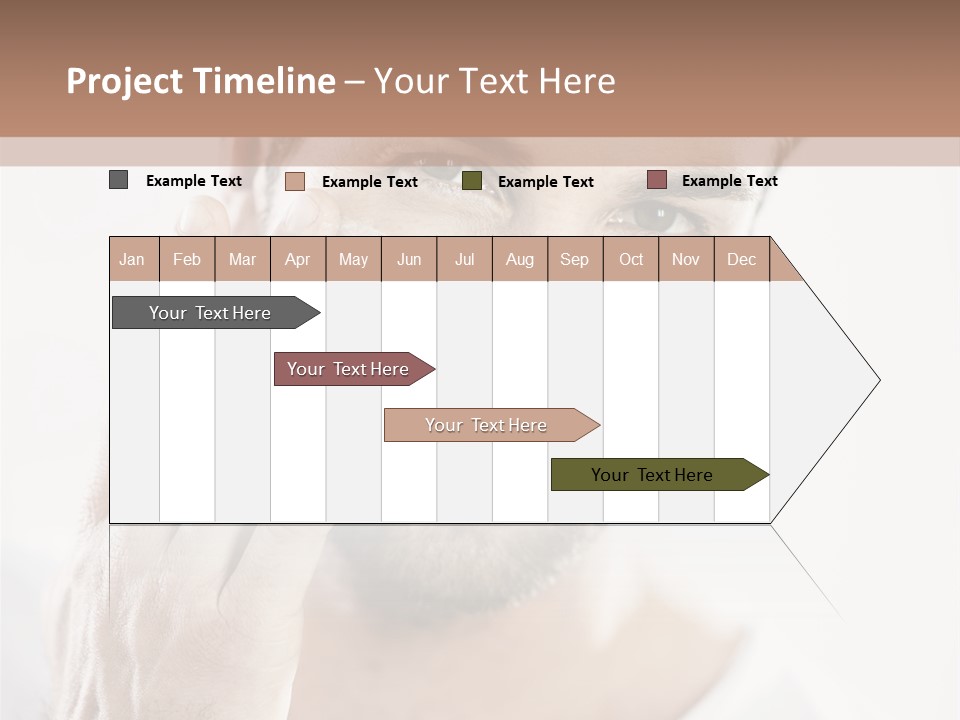 A Man Holding His Hand To His Face PowerPoint Template