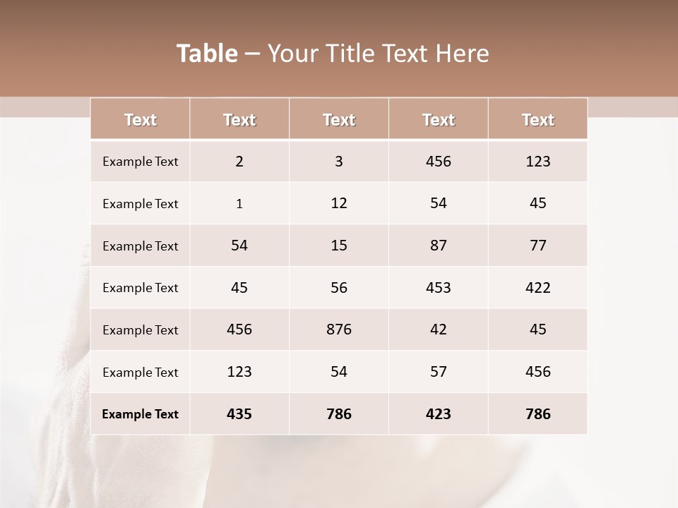 A Man Holding His Hand To His Face PowerPoint Template