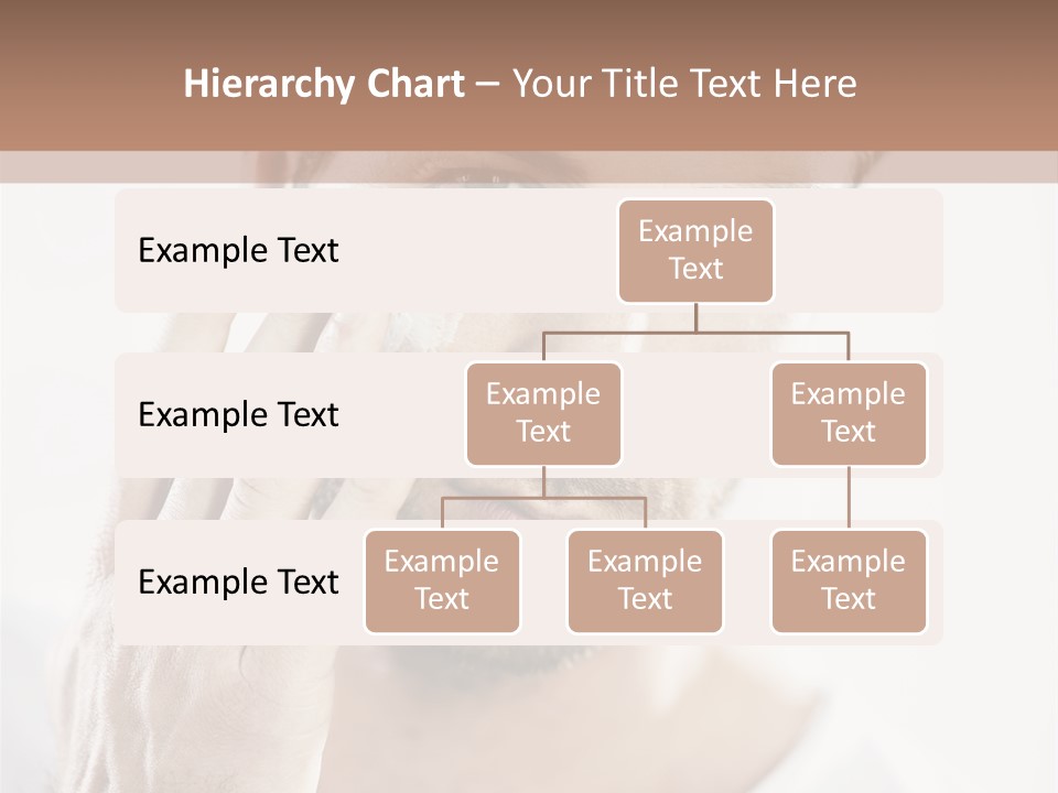 A Man Holding His Hand To His Face PowerPoint Template