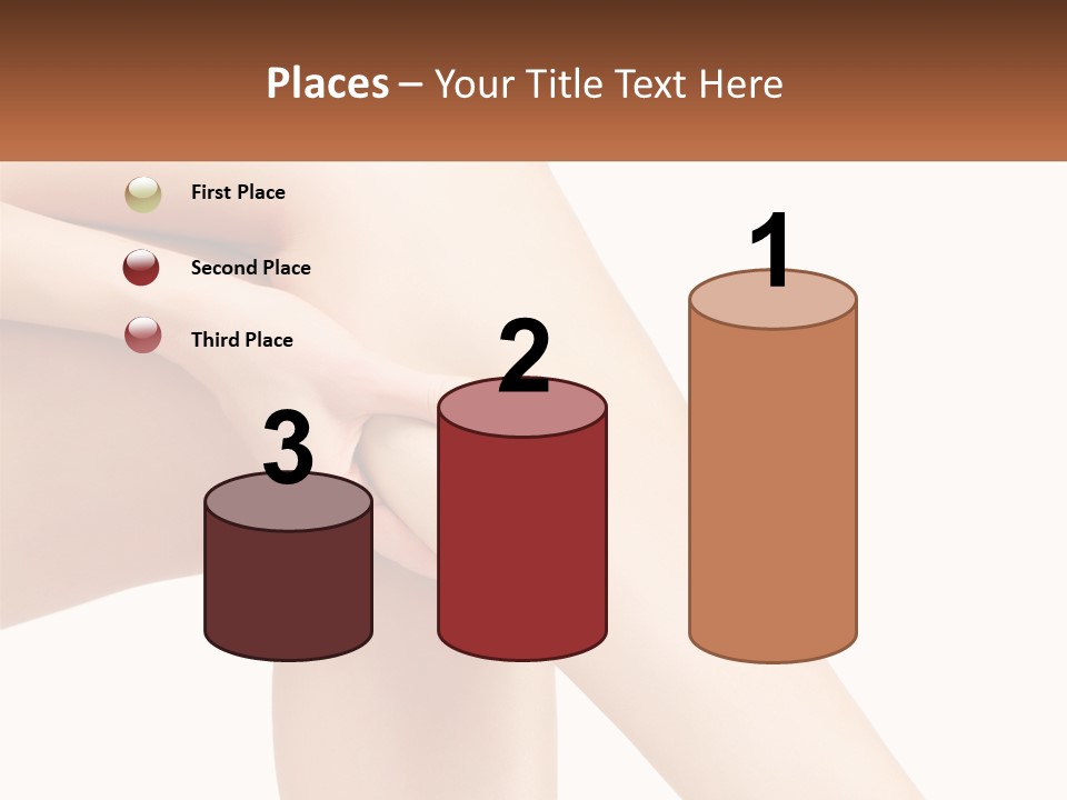 A Woman's Legs With A White Background PowerPoint Template