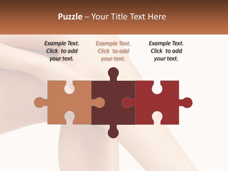 A Woman's Legs With A White Background PowerPoint Template