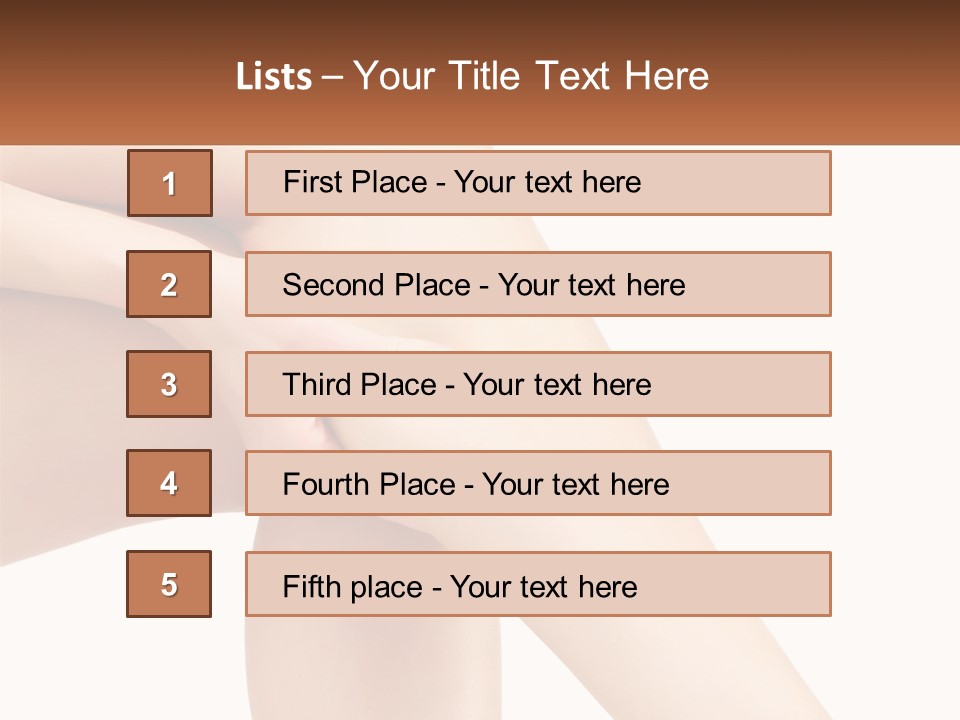 A Woman's Legs With A White Background PowerPoint Template