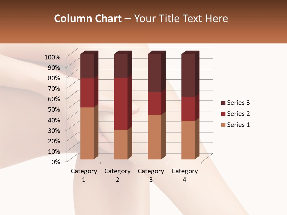 A Woman's Legs With A White Background PowerPoint Template