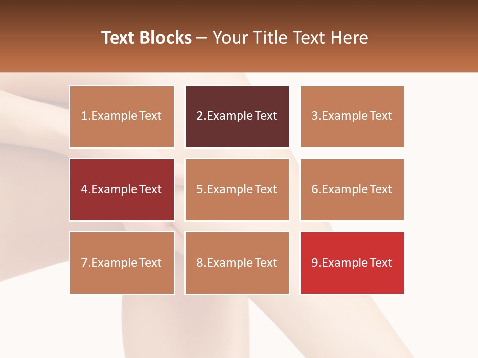 A Woman's Legs With A White Background PowerPoint Template