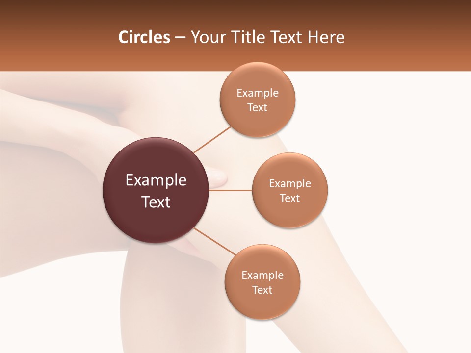 A Woman's Legs With A White Background PowerPoint Template