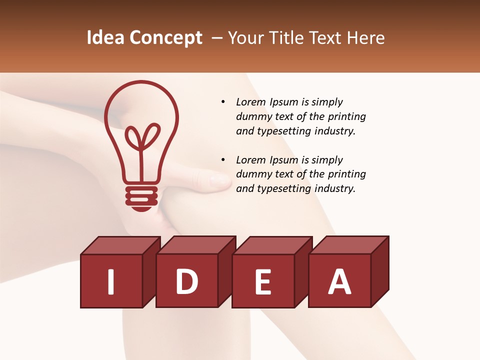 A Woman's Legs With A White Background PowerPoint Template