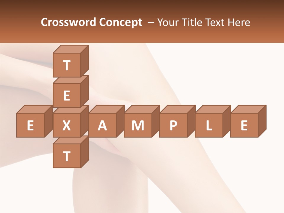 A Woman's Legs With A White Background PowerPoint Template