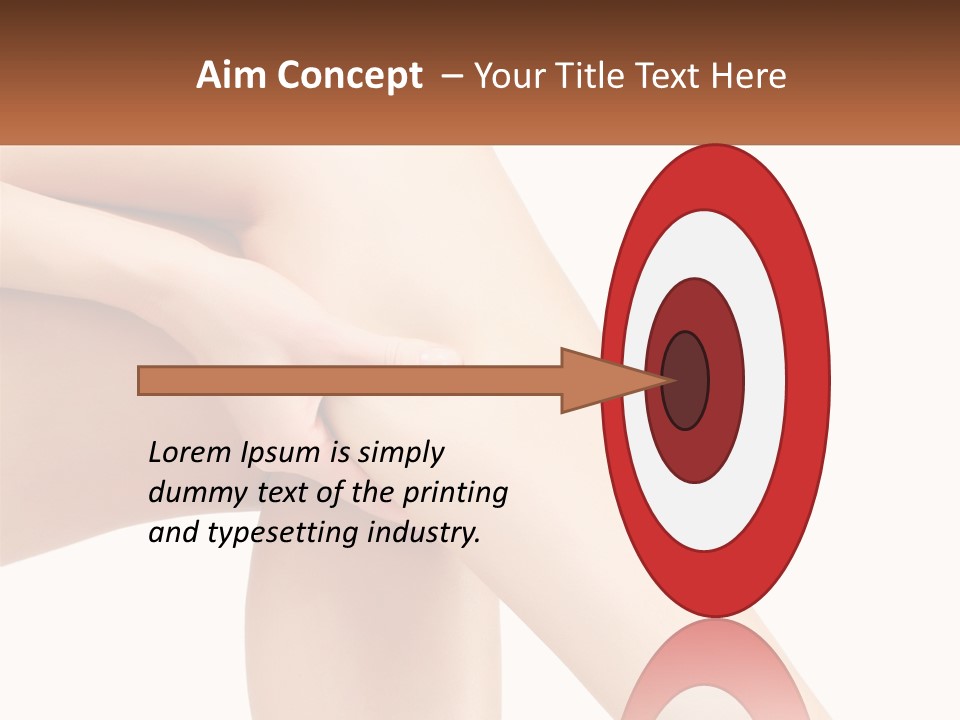 A Woman's Legs With A White Background PowerPoint Template