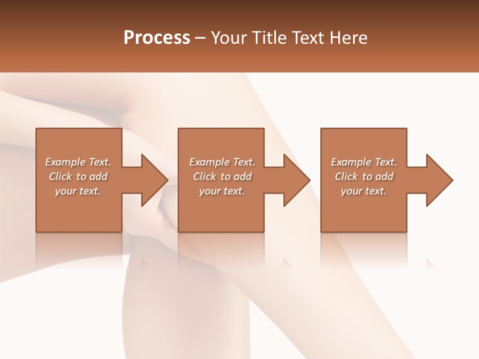 A Woman's Legs With A White Background PowerPoint Template