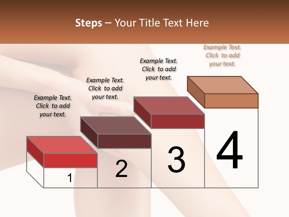 A Woman's Legs With A White Background PowerPoint Template