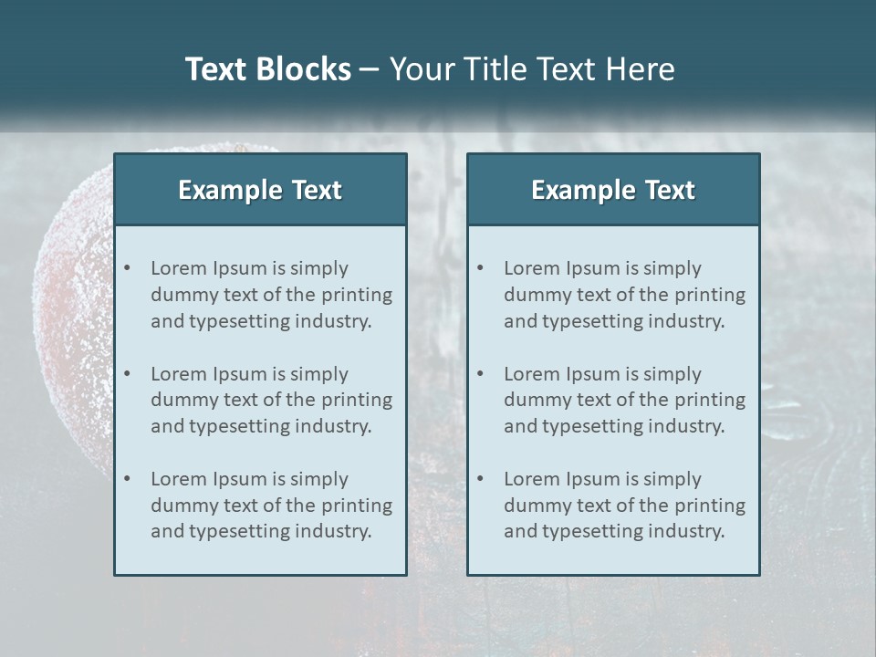 A Red Apple With A Star On It Sitting On A Wooden Table PowerPoint Template