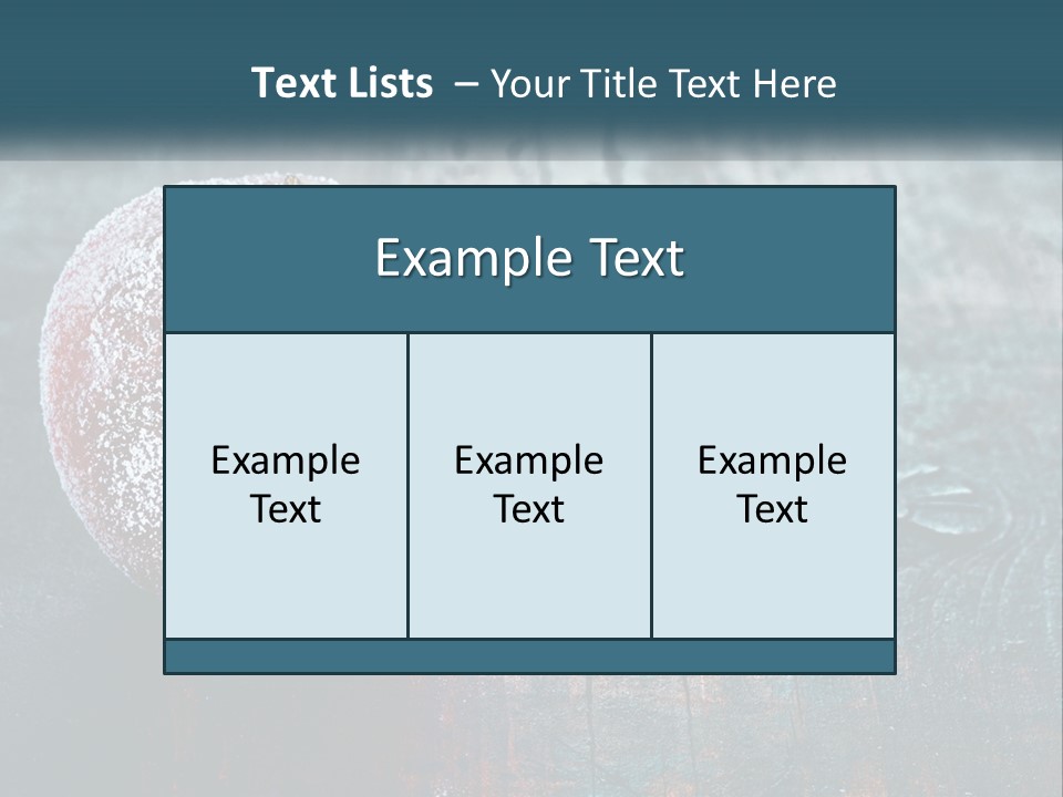 A Red Apple With A Star On It Sitting On A Wooden Table PowerPoint Template