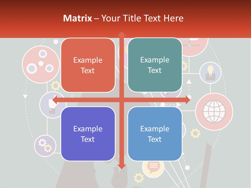 A Silhouette Of A Person Using A Laptop Computer PowerPoint Template