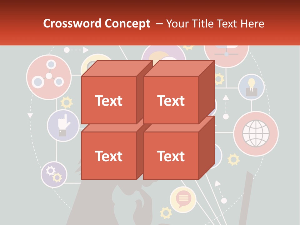 A Silhouette Of A Person Using A Laptop Computer PowerPoint Template