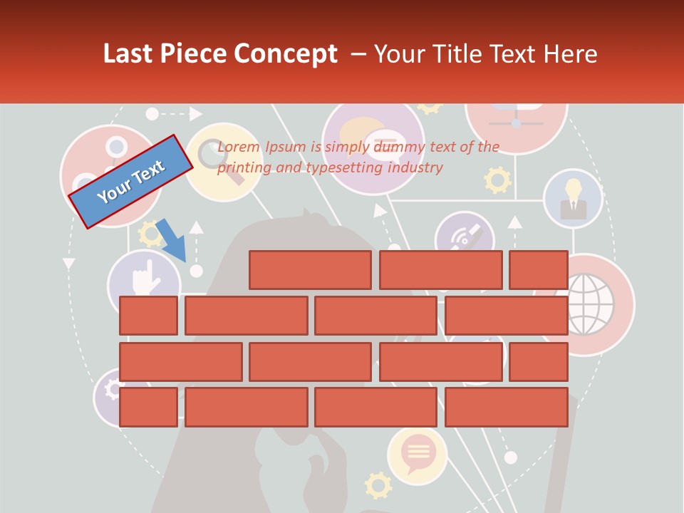 A Silhouette Of A Person Using A Laptop Computer PowerPoint Template