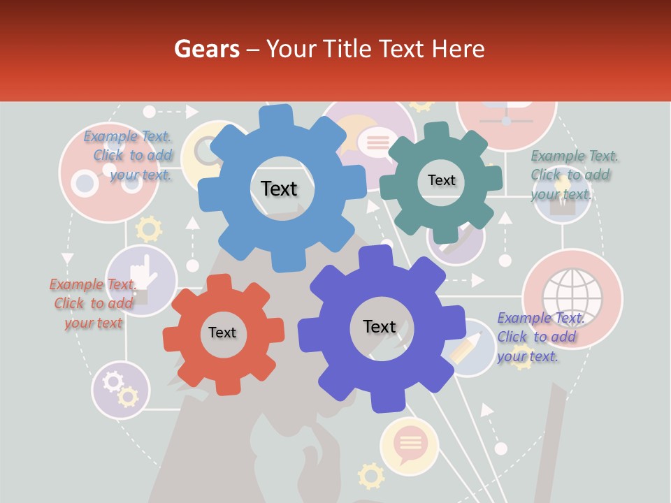 A Silhouette Of A Person Using A Laptop Computer PowerPoint Template