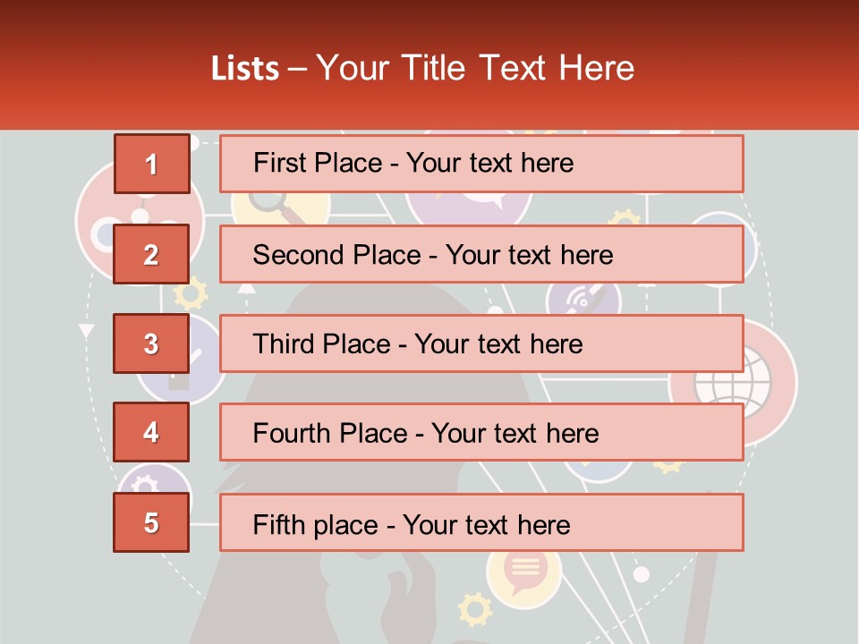 A Silhouette Of A Person Using A Laptop Computer PowerPoint Template