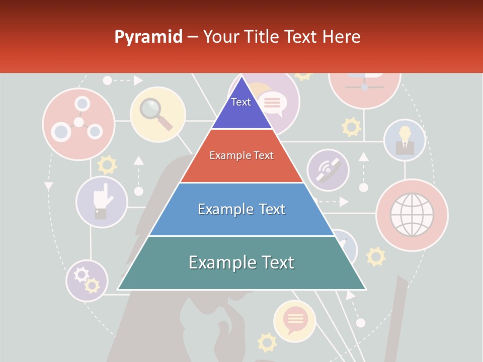 A Silhouette Of A Person Using A Laptop Computer PowerPoint Template