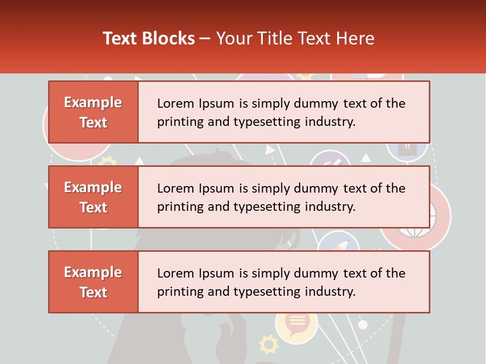 A Silhouette Of A Person Using A Laptop Computer PowerPoint Template