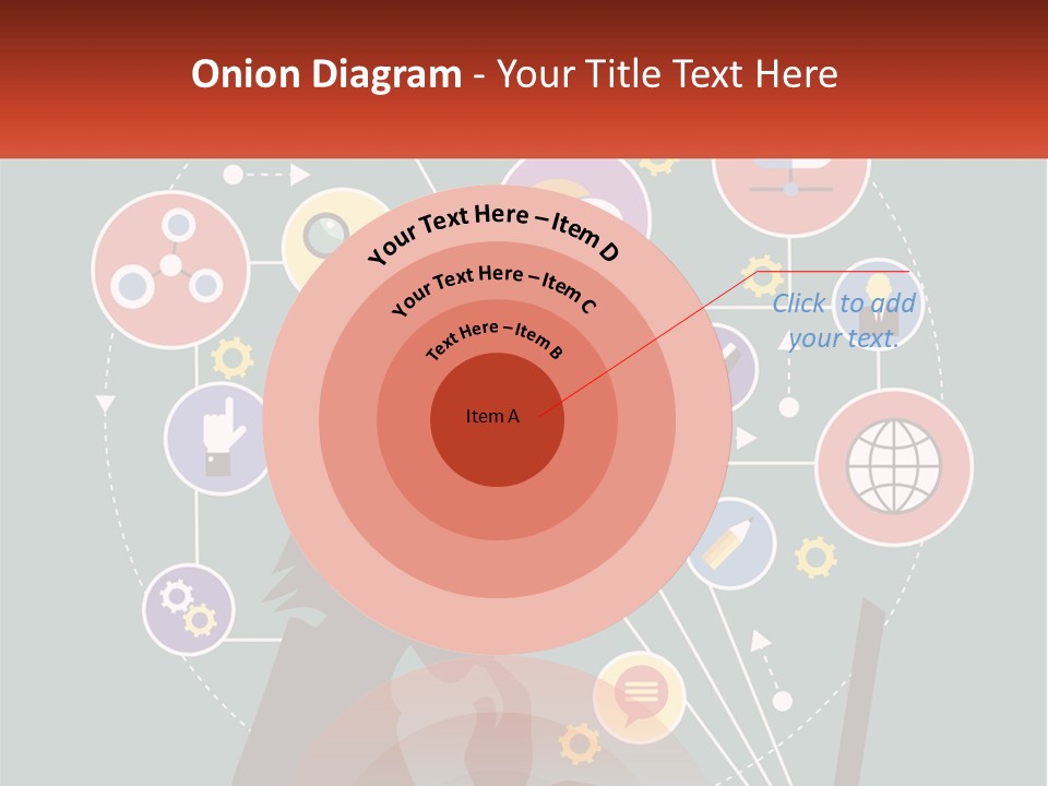 A Silhouette Of A Person Using A Laptop Computer PowerPoint Template