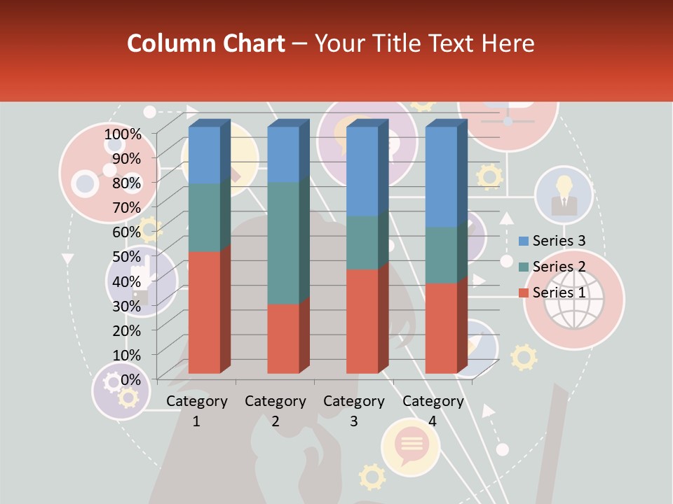 A Silhouette Of A Person Using A Laptop Computer PowerPoint Template