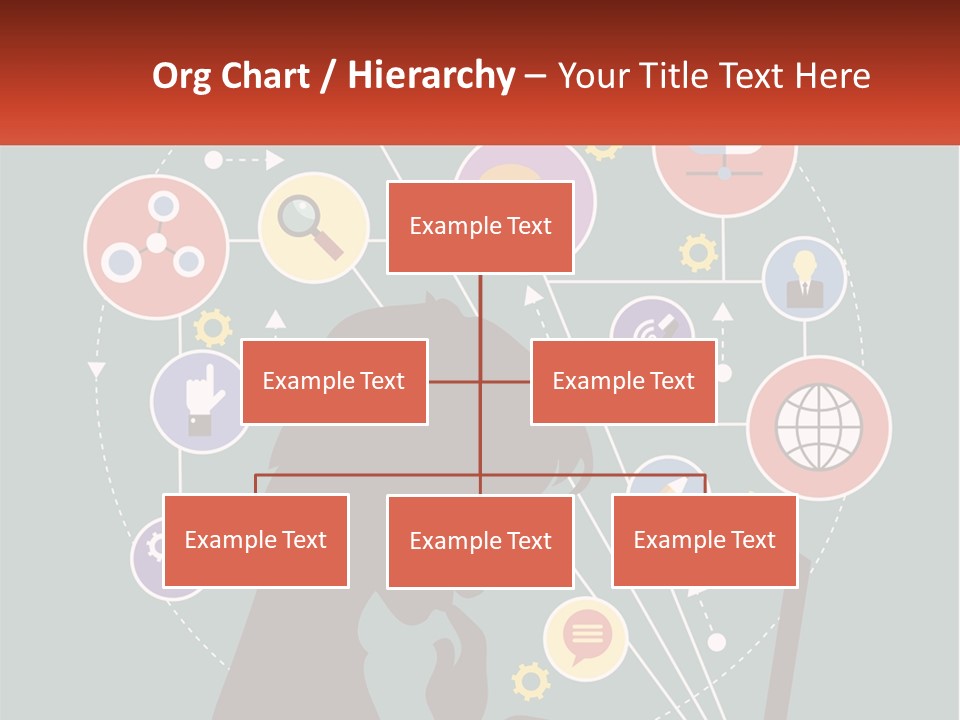 A Silhouette Of A Person Using A Laptop Computer PowerPoint Template