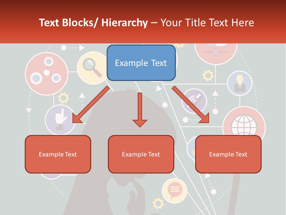 A Silhouette Of A Person Using A Laptop Computer PowerPoint Template