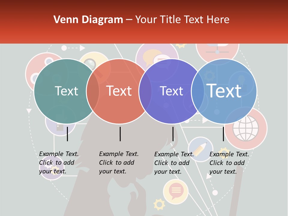 A Silhouette Of A Person Using A Laptop Computer PowerPoint Template