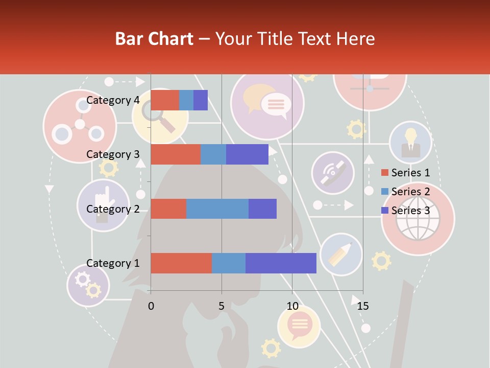 A Silhouette Of A Person Using A Laptop Computer PowerPoint Template