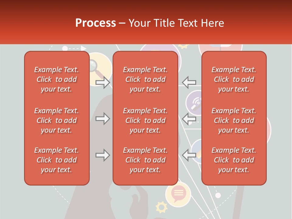A Silhouette Of A Person Using A Laptop Computer PowerPoint Template