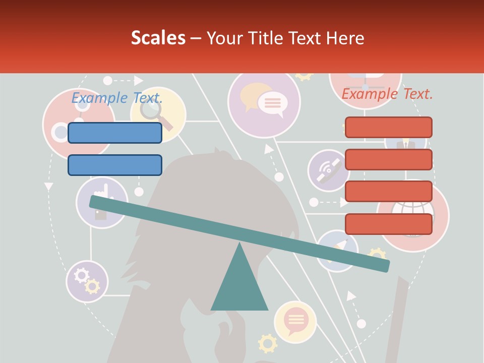 A Silhouette Of A Person Using A Laptop Computer PowerPoint Template