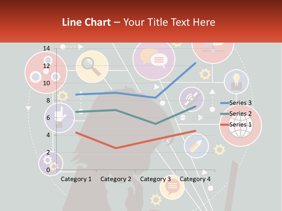 A Silhouette Of A Person Using A Laptop Computer PowerPoint Template