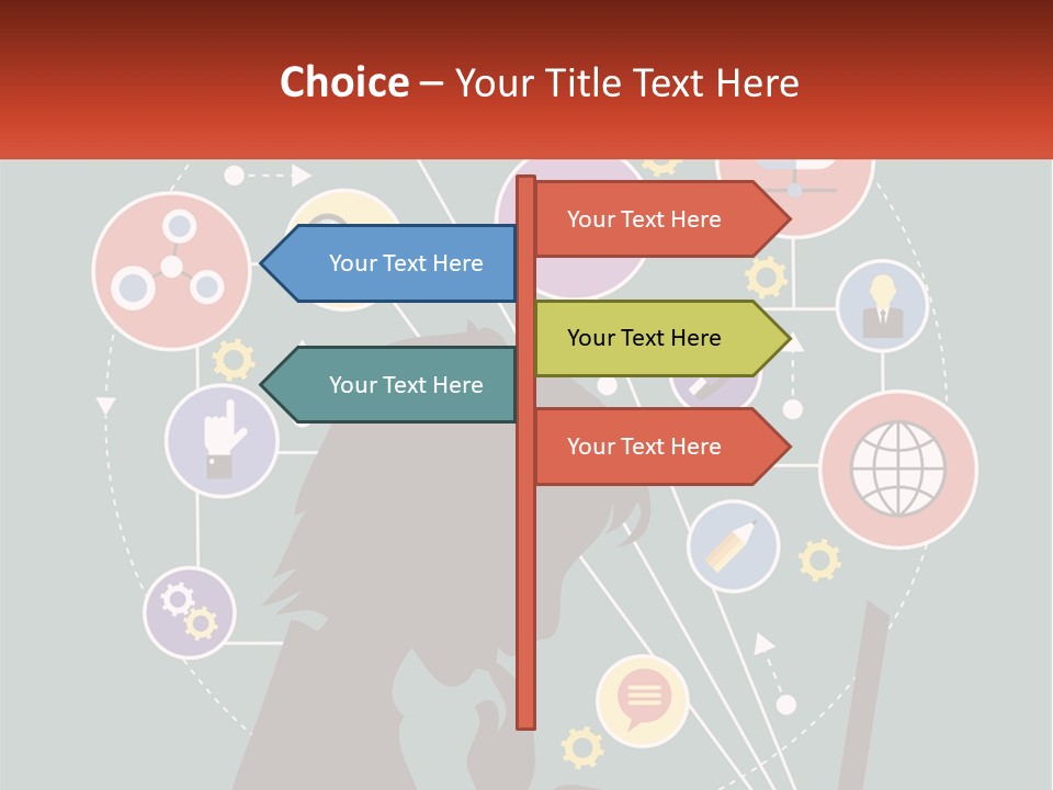 A Silhouette Of A Person Using A Laptop Computer PowerPoint Template