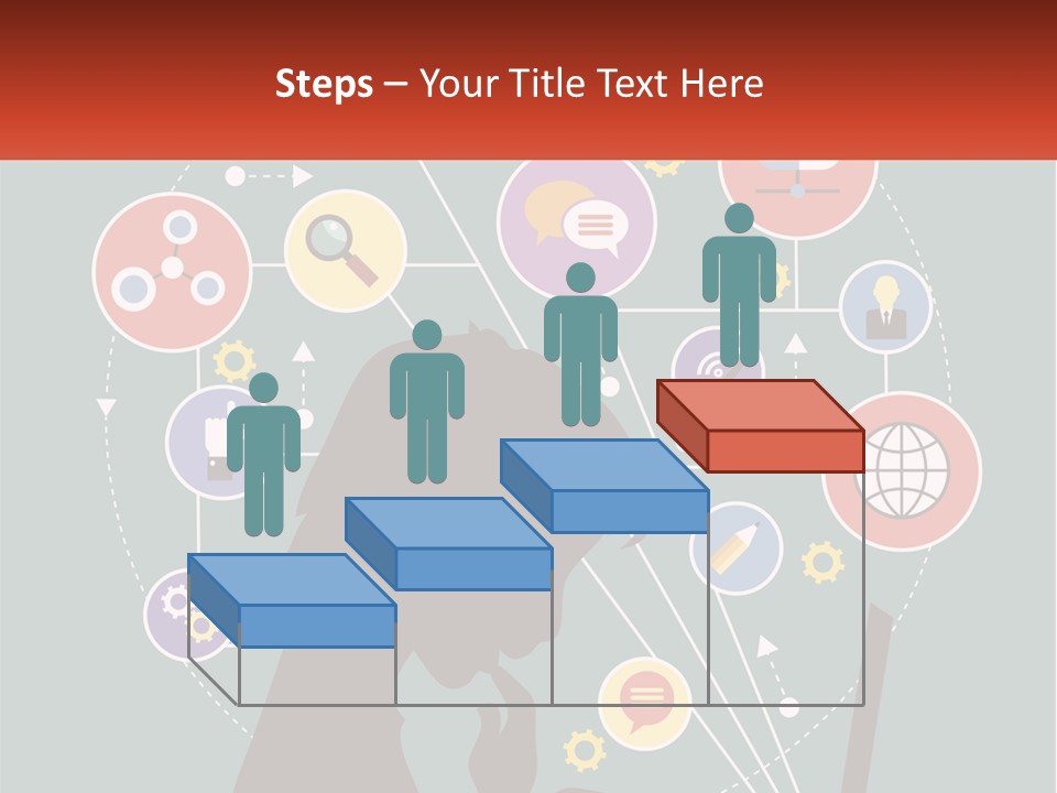 A Silhouette Of A Person Using A Laptop Computer PowerPoint Template