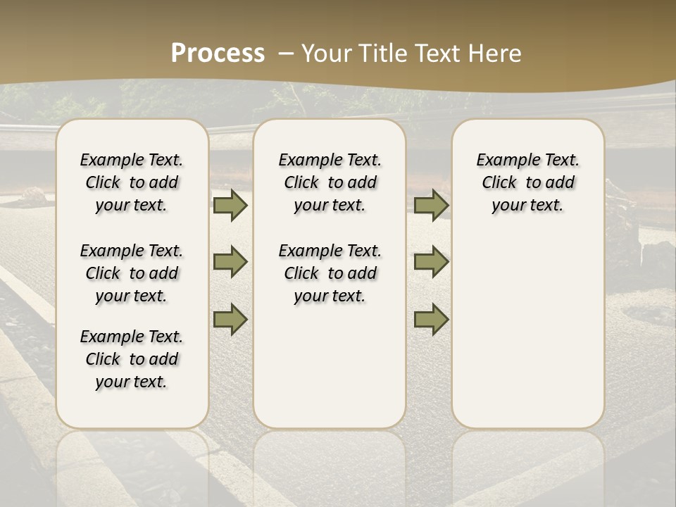 A Japanese Garden With Rocks And Rocks On The Ground PowerPoint Template