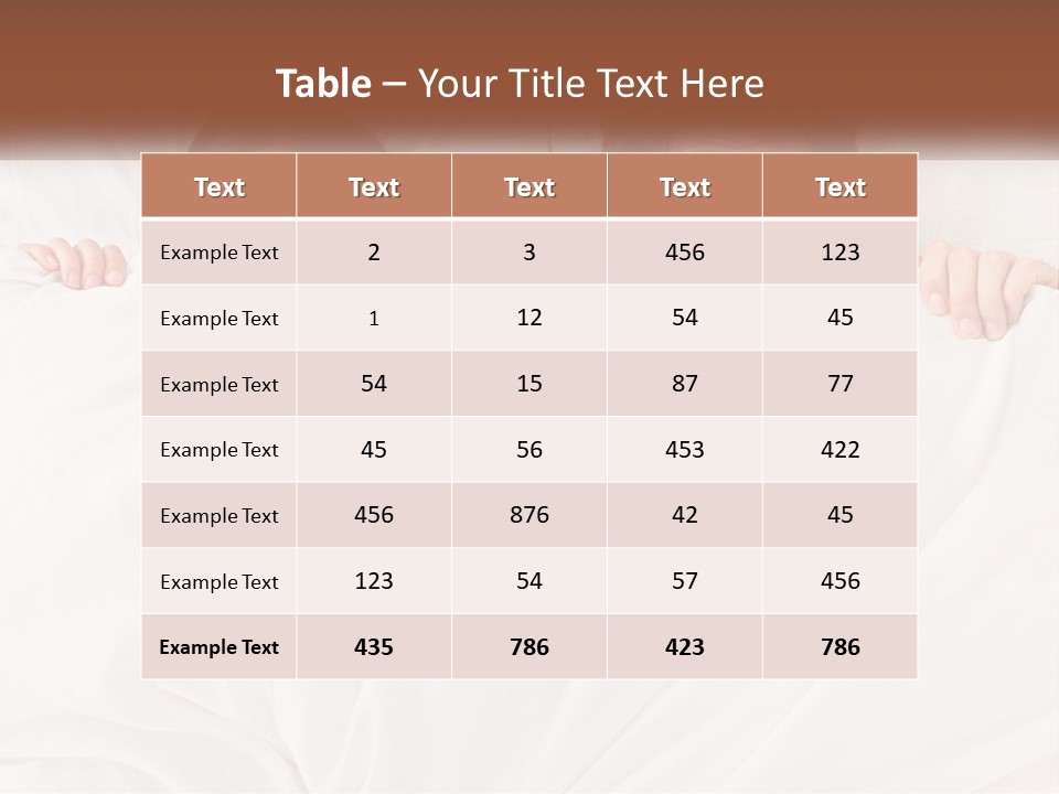 A Man And A Woman Hiding Under A Blanket PowerPoint Template