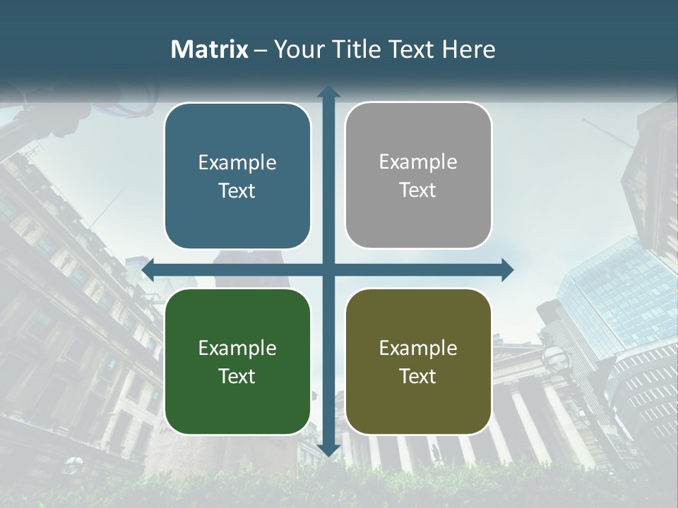 A Statue Of A Man On A Horse In A City PowerPoint Template