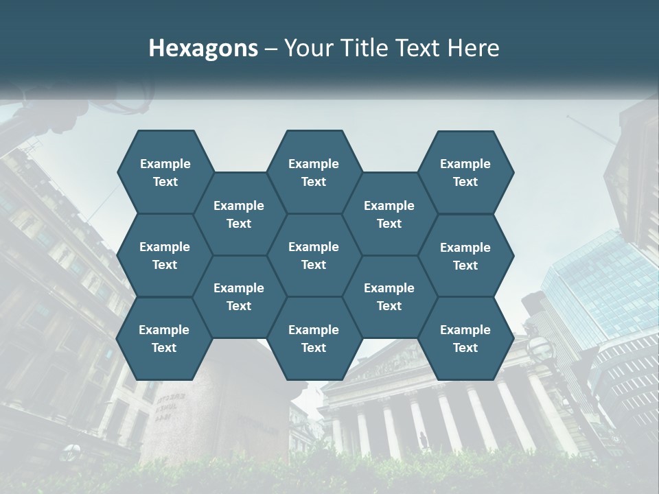 A Statue Of A Man On A Horse In A City PowerPoint Template