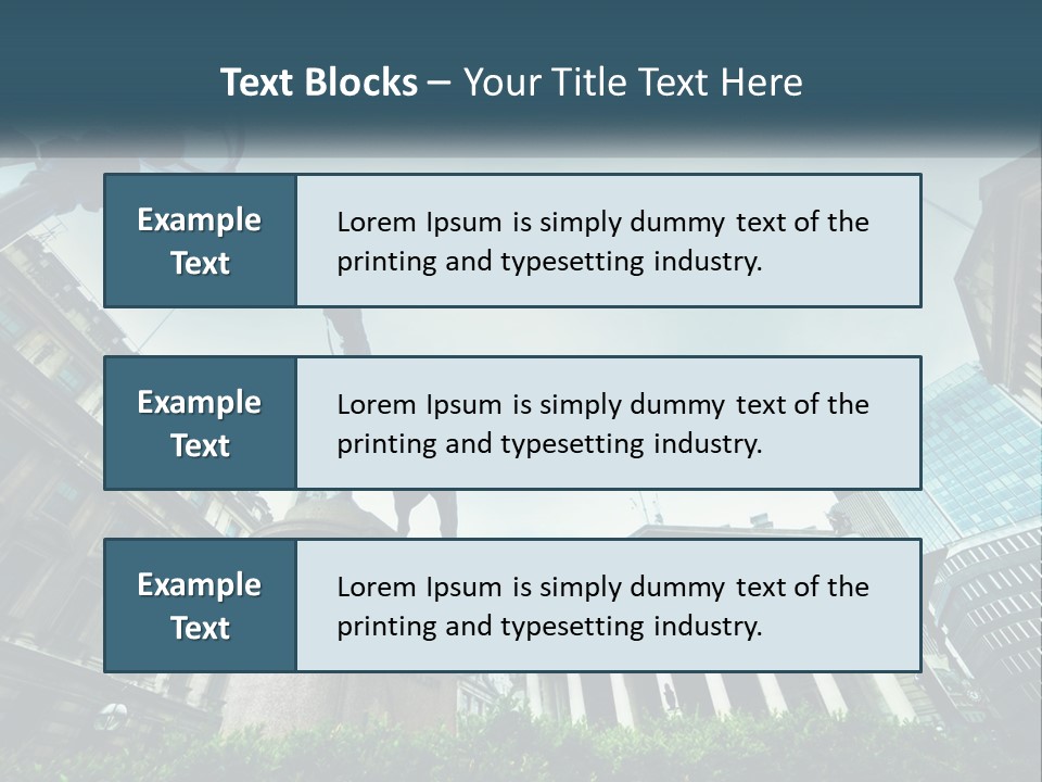 A Statue Of A Man On A Horse In A City PowerPoint Template