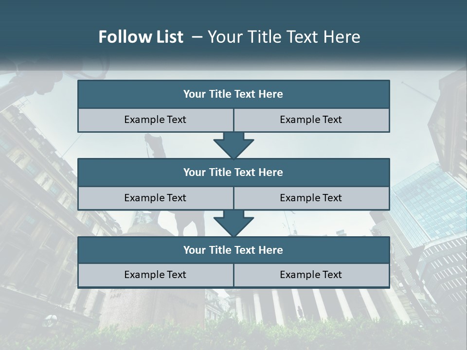 A Statue Of A Man On A Horse In A City PowerPoint Template
