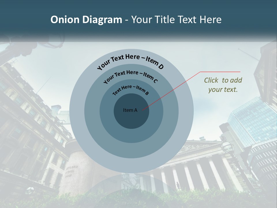 A Statue Of A Man On A Horse In A City PowerPoint Template