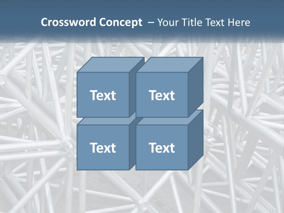 A Large Group Of White Pipes Are Stacked Together PowerPoint Template