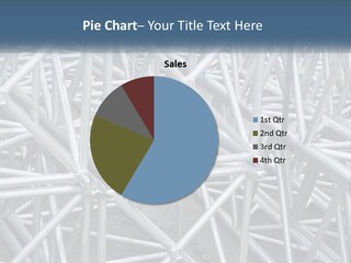 A Large Group Of White Pipes Are Stacked Together PowerPoint Template