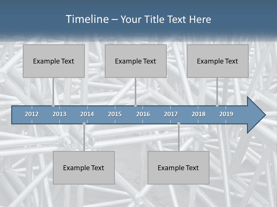 A Large Group Of White Pipes Are Stacked Together PowerPoint Template
